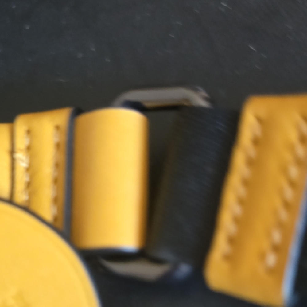 Coach Yellow and Black Logo Belt Bag - Picture 13 of 15